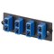 Panduit FIBRE PANEL PRELOADED WITH, BLUE SC DUPLEX ADAPTERS, (CERAMIC) ROHS FAP3WBUDSCZ - alternate 2